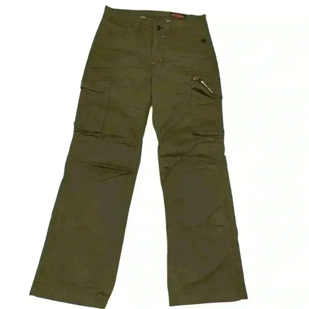 SUPERDRY SIZE 32 Olive green women  beautiful Cargo pants